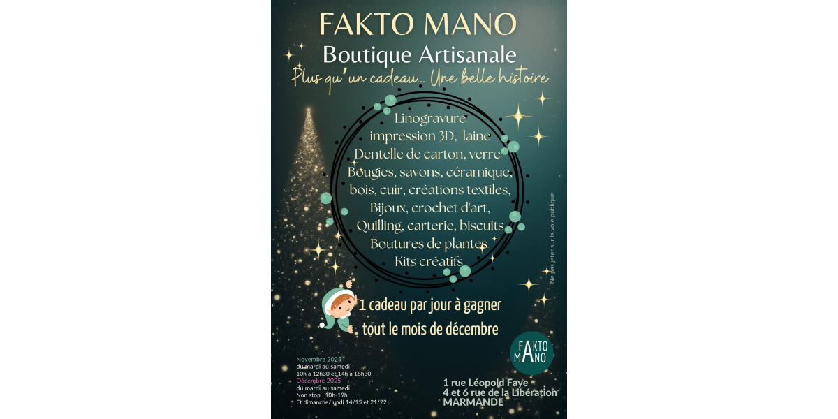 Fakto Mano - boutique artisanale&nbsp;: Plus qu’un cadeau, une belle histoire