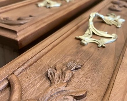 Détail de la commode Emma