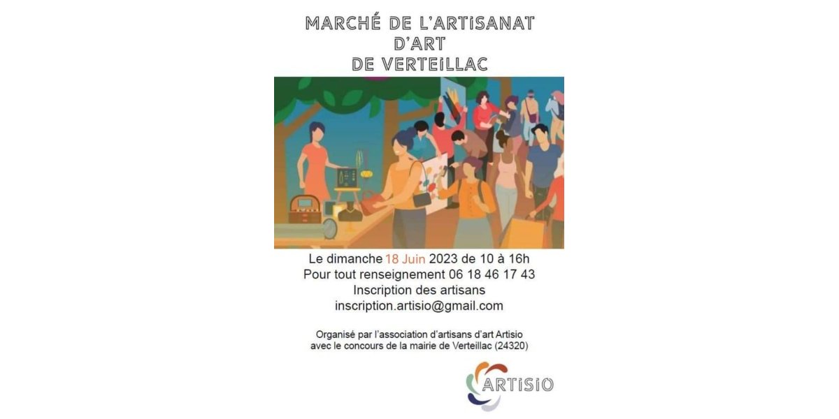 marché de l’artisanat d’art - 18 juin 2023