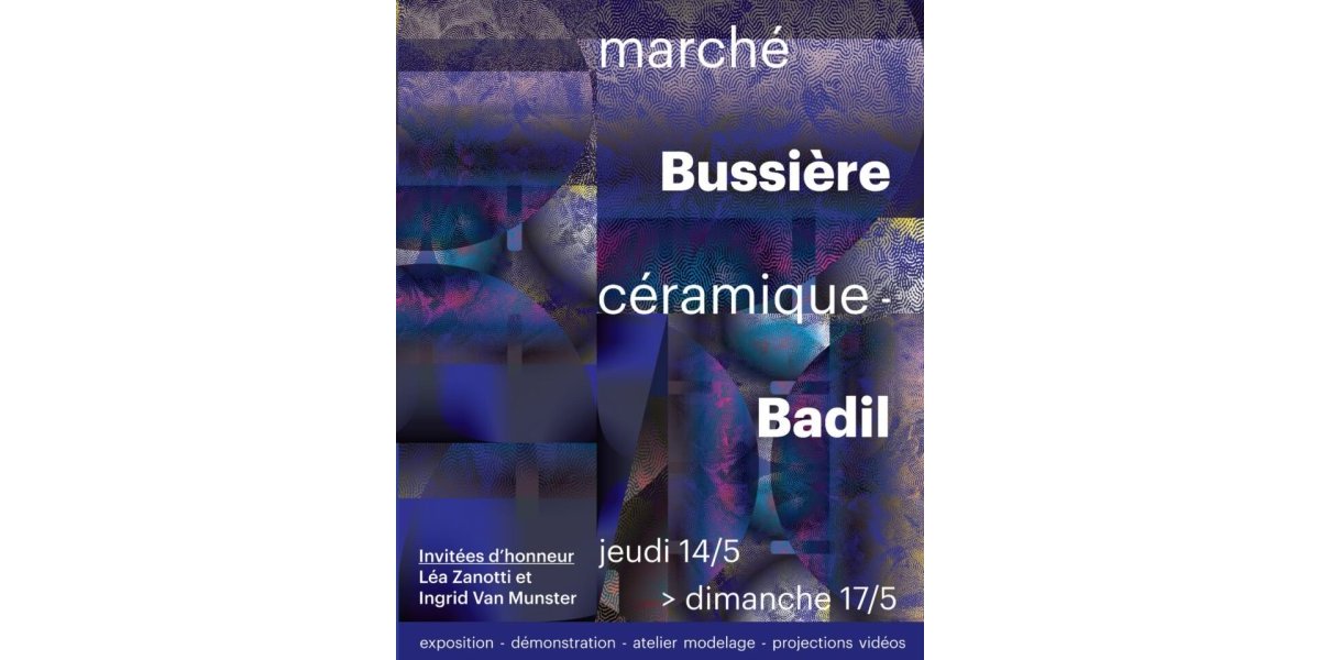 Marché céramique de Bussière-Badil