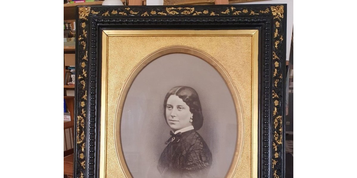 Portrait Napoléon III restauré et doré