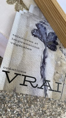 Créations VRAI - Teinture et impressions végétales naturelles