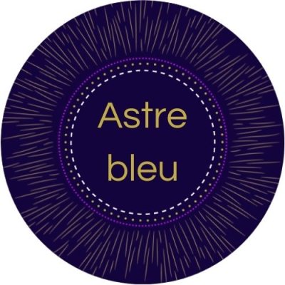 Astre bleu design