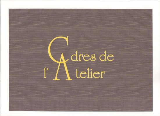 CADRES DE L’ATELIER
